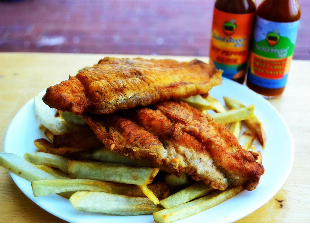 Batter Catfish & French fries
